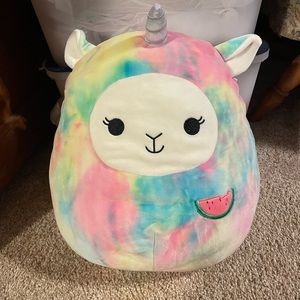 Squishmallow Kellytoys |  12” Lucy-May the Llama Unicorn